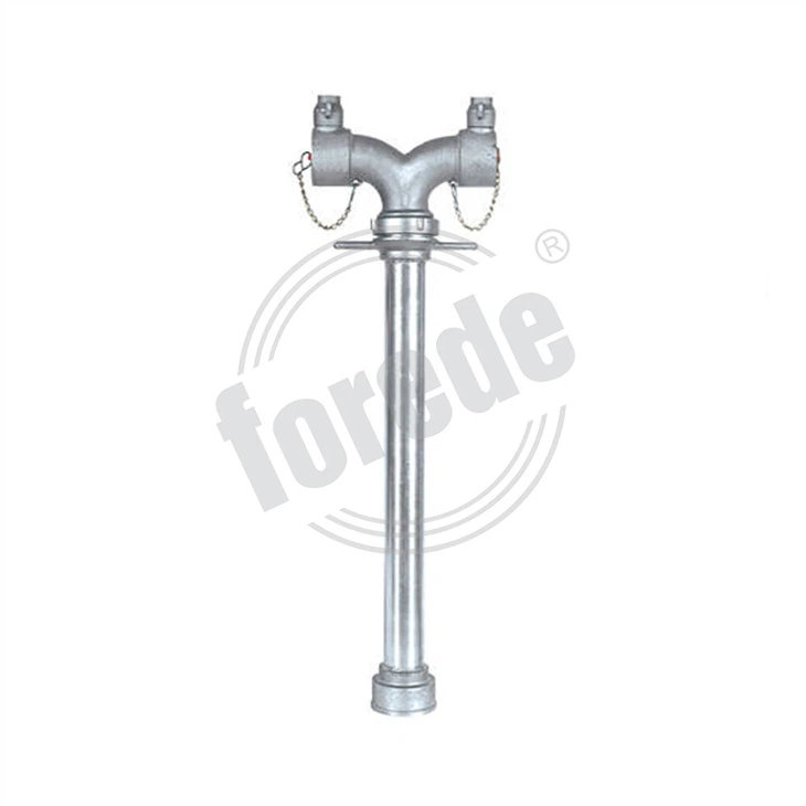 Standpijpen met dubbele uitlaat