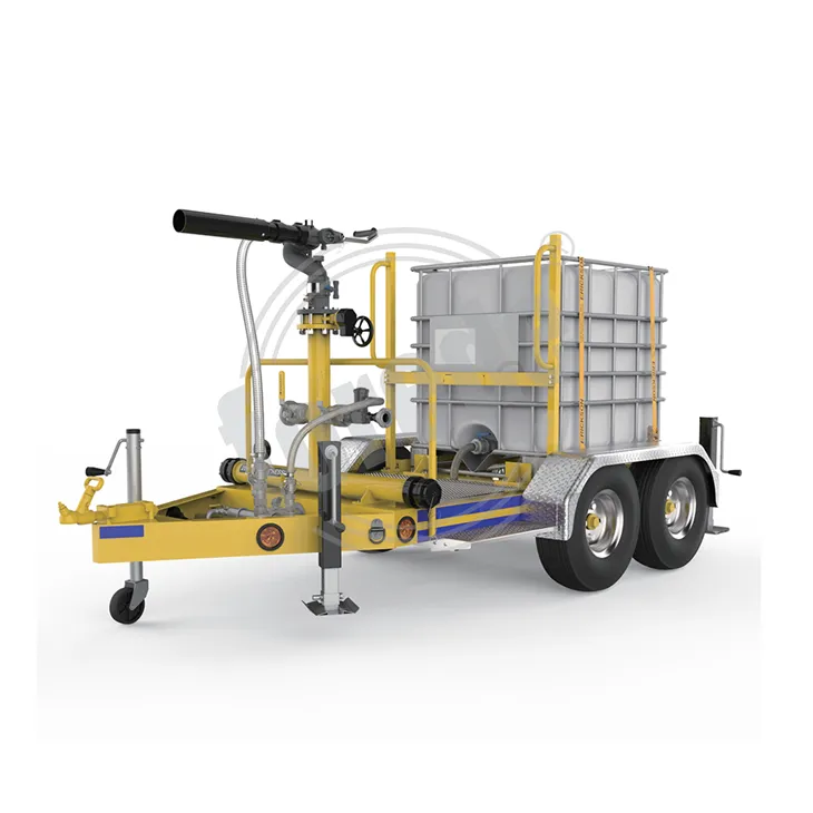 Mobiele Schuimmonitor Schuimtrailer