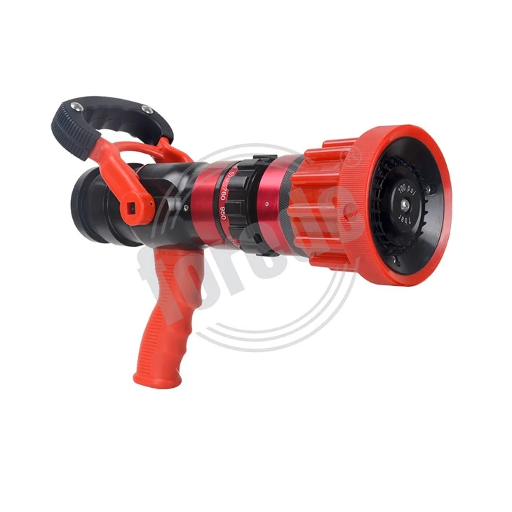 Selectable Fire Hose Gun Nozzle With Pistol Grip